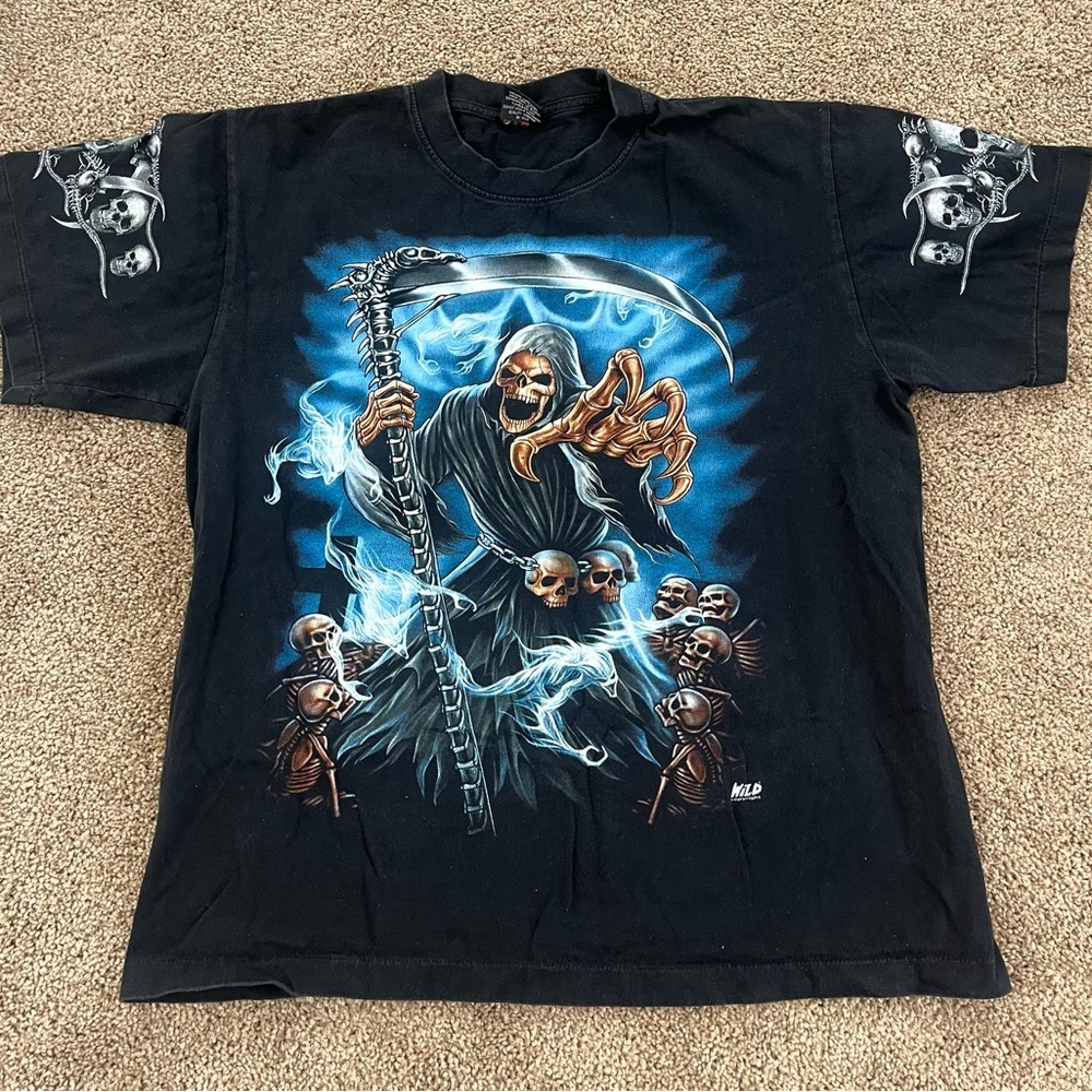 Vintage Grim Reaper 90s Single Stitch Tee